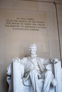 Lincoln Memorial, Washington, D.C.  Photo by Cathy Sherman.