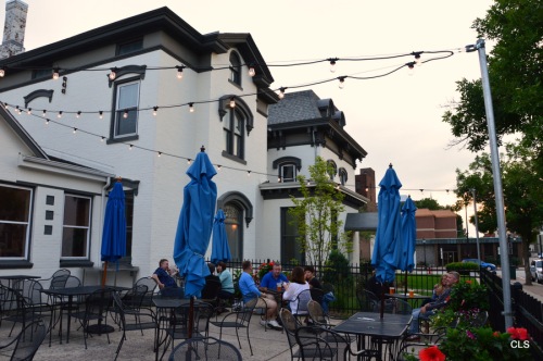 The patio at Obed & Isaac's Microbrewery and Eatery, Springfield, Illinois.
